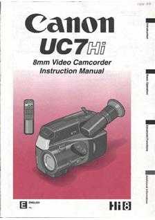 Canon UC 7 Hi manual